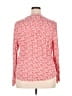 Boden Floral Red Long Sleeve Blouse Size 18 - photo 2