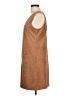 Max Studio Solid Tan Casual Dress Size L - photo 5
