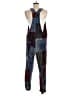 Gypsy Rose 100% Cotton Tweed Blue Jumpsuit One size - photo 2