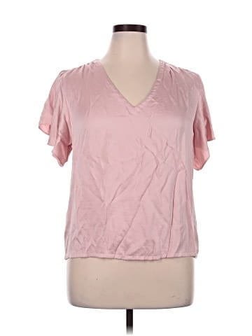 Karen Kane Short Sleeve Blouse (view 1)