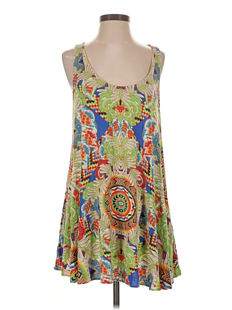 Pre-owned Mara Hoffman Sleeveless Top Green Halter Neckline Tops
