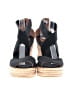 Tory Burch 100% Canvas Black Wedges Size 8 - photo 2