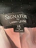 Signature by Larry Levine 100% Polyester Black Blazer Size 14 - photo 6