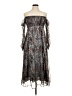 o.p.t 100% Polyester Paisley Gray Cocktail Dress Size XL - photo 1