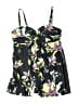Nicole Miller Floral Black Swimsuit Top Size XL - photo 1
