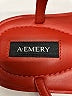 A.EMERY 100% Leather Red Sandals Size EU 36 - photo 3