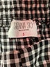 Sienna Sky 100% Polyester Checkered-gingham Black Casual Pants Size S - photo 4