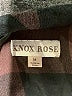 Knox Rose Plaid Burgundy Coat Size M - photo 6