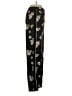 Zara Basic Floral Black Casual Pants Size S - photo 4
