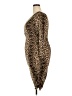 Dots Animal Print Brown Cocktail Dress Size 2X - photo 5