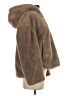 Zara 100% Polyester Brown Faux Fur Jacket Size XS - photo 4