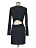 Vero Moda Solid Black Casual Dress Size M - photo 2