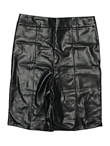 Good American Faux Leather Shorts (view 2)