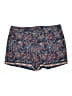 Ann Taylor LOFT 100% Polyester Paisley Blue Shorts Size 20 - photo 1
