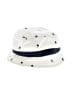 Panama Jack 100% Cotton White Bucket Hat Size 4 - 6X - photo 1