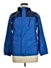 L.L.Bean 100% Nylon Color Block Blue Raincoat Size 18 - photo 1