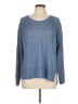 White + Warren 100% Linen Blue Pullover Sweater Size L - photo 1