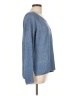 White + Warren 100% Linen Blue Pullover Sweater Size L - photo 4