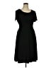 JM Collection Solid Black Casual Dress Size XL (estimated) - photo 1