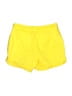 Lands' End 100% Cotton Solid Yellow Athletic Shorts Size 10 - 12 - photo 2