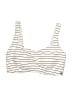 Calia Stripes Ivory Swimsuit Top Size L - photo 1