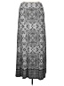 Cynthia Rowley Paisley Silver Casual Skirt Size XL - photo 2