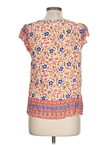 Rose + Olive Short Sleeve Blouse (view 2)