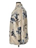 Kate Hill 100% Linen Floral Tan 3/4 Sleeve Button-Down Shirt Size 1X - photo 5