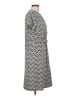 Talbots Chevron-herringbone Gray Casual Dress Size L - photo 4