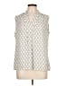 Talbots Silver Sleeveless T-Shirt Size L - photo 1