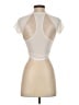 FP Movement Marled Solid White Ivory Short Sleeve Turtleneck Size XS - photo 2