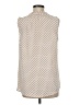 41Hawthorn 100% Polyester Polka Dots Ivory Sleeveless Blouse Size M - photo 2