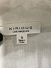 Kirious Ivory Short Sleeve Blouse Size S - photo 7