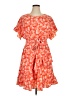 MICHAEL Michael Kors Floral Graphic Orange Casual Dress Size 1X - photo 1