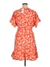 MICHAEL Michael Kors Floral Graphic Orange Casual Dress Size 1X - photo 2