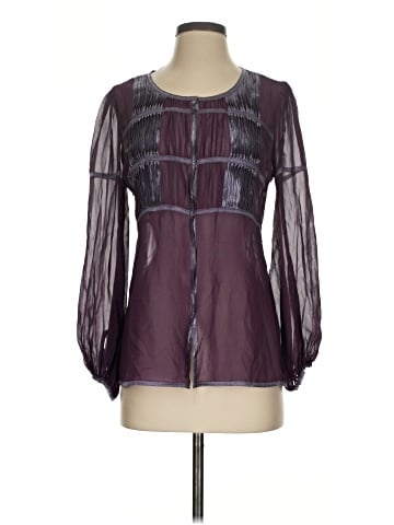 Sundance Long Sleeve Silk Top (view 1)