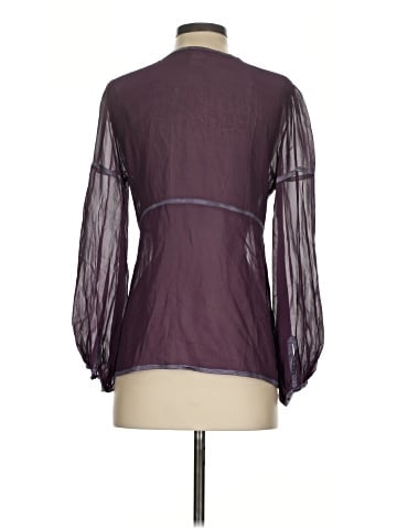 Sundance Long Sleeve Silk Top (view 2)