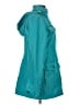 Covington 100% Polyester Teal Raincoat Size S - photo 4