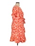 MICHAEL Michael Kors Floral Graphic Orange Casual Dress Size 1X - photo 4