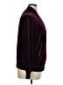 Just Fab Burgundy Track Jacket Size 1X - photo 4