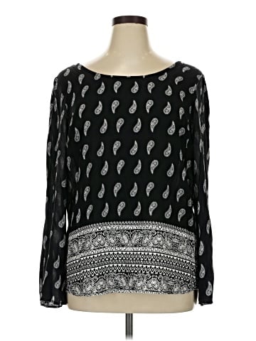 Faded Glory Long Sleeve Blouse (view 1)