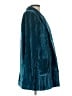 Nasty Gal Inc. 100% Polyester Solid Teal Blazer Size 10 - photo 4