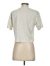 Rachel Parcell 100% Cotton Silver Short Sleeve Turtleneck Size S - photo 2