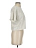 Rachel Parcell 100% Cotton Silver Short Sleeve Turtleneck Size S - photo 4