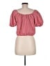 Sienna Sky 100% Polyester Red Short Sleeve Blouse Size M - photo 2