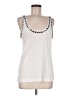 Tory Burch 100% Cotton Ivory White Sleeveless Top Size M - photo 1