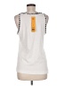 Tory Burch 100% Cotton Ivory White Sleeveless Top Size M - photo 2