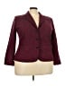 Covington Tweed Burgundy Blazer Size 20 - photo 1