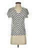 Bobeau Silver Short Sleeve Top Size XS - photo 1
