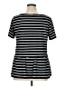Doublju 100% Polyester Black Short Sleeve Top Size XL - photo 2